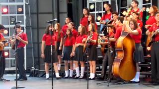 Rondalla Ébechi de Musica Dinamica Instituto "Gracias Mamá" En Disney California Adventure, 07/07/14