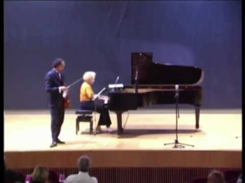 2º movimiento de la Sonata para violín y piano de César Franck. Marisa Blanes y Mario Hossen.