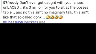 Lace Respond To 57 Freddy Post "My Son Seen That"