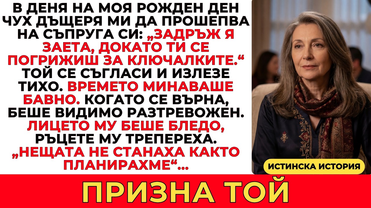 В ДЕНЯ НА МОЯ РОЖДЕН ДЕН ДЪЩЕРЯ МИ ПЛАНИРА НЕЩО ТАЙНО — НО ПЛАНЪТ Й СЕ СРИНА