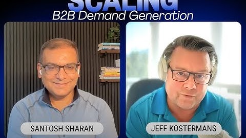 Scaling B2B Demand Generation with Santosh Sharan of Apollo, ZoomInfo & RB2B