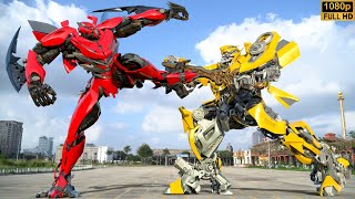 Bumblebee vs Mirage Dino การต่อสู้ครั้งล่าสุด - Transformers One (ภาพยนตร์ใหม่) | รูปภาพสากล [HD]