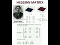 Hessian Matrix #mathematics