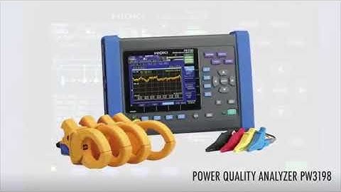 Power Quality Analyzer PW3198 | 3P4W, 600V, Class A - Hioki