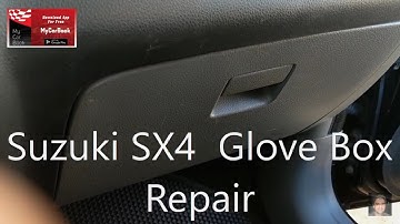 Suzuki SX4  (2006-2014)  glove box handle replacement