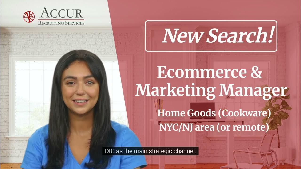 Job & Marketing Manager in Home Goods (Cookware) in New York