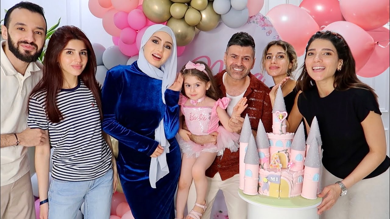 عيد ميلاد ميرا 🎉!! ( ادم دمر كيكة الميلاد )😱