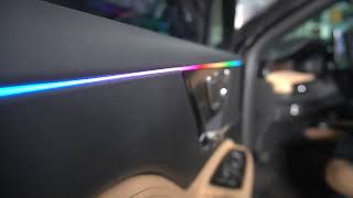 22 in 1 Symphony car Ambient lights RGB car interior Acrylic light guide fiber optic