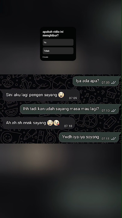 Chat WhatsApp sedih | ah ah enak sayang