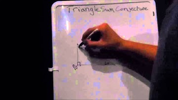 Triangle Sum Conjecture