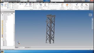 3D Modeling of HV Substation Equipment Support - Part1