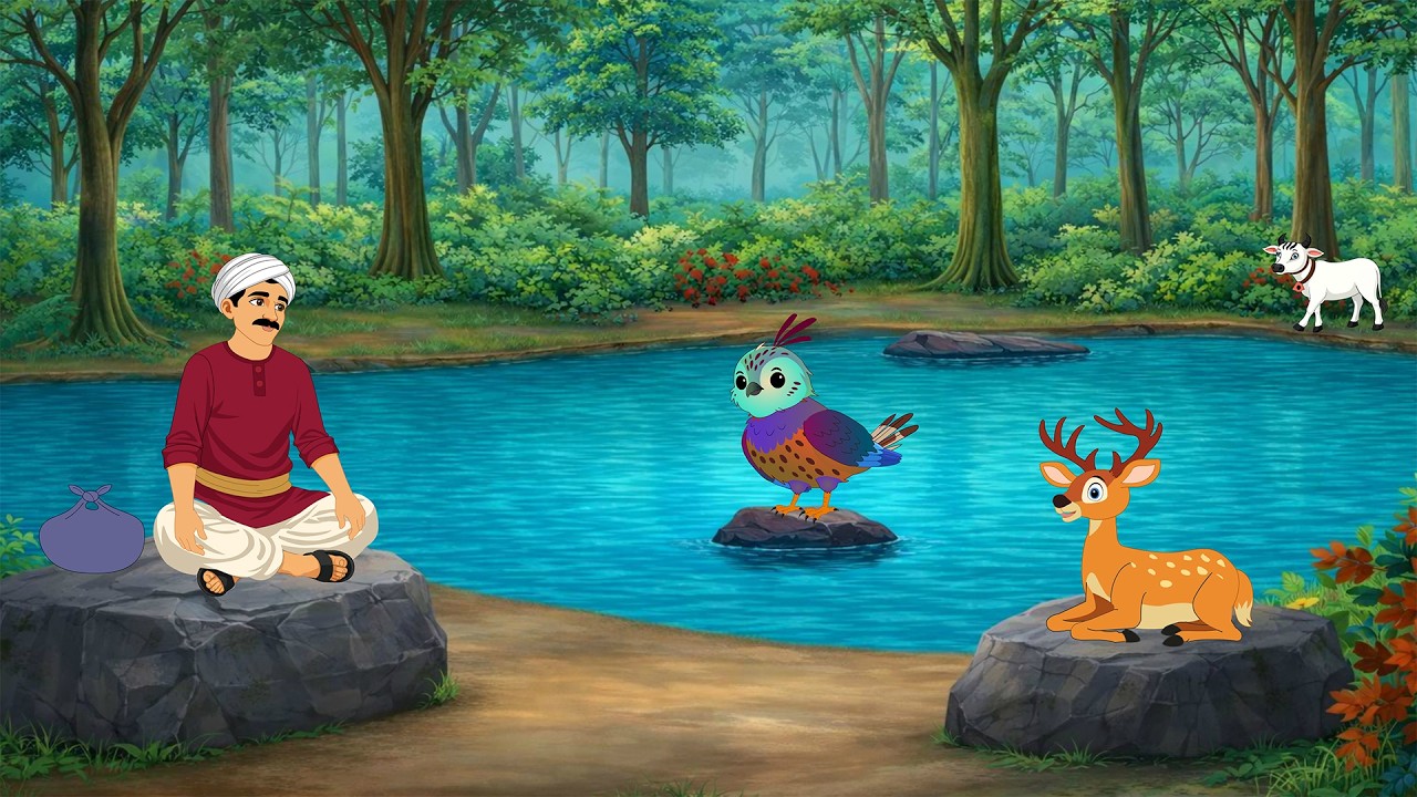 रहस्यमयी चिड़िया और गरीब किसान की तकदीर का खेल। Hindi Stories | Hindi Kahani | cartoon Moral Story