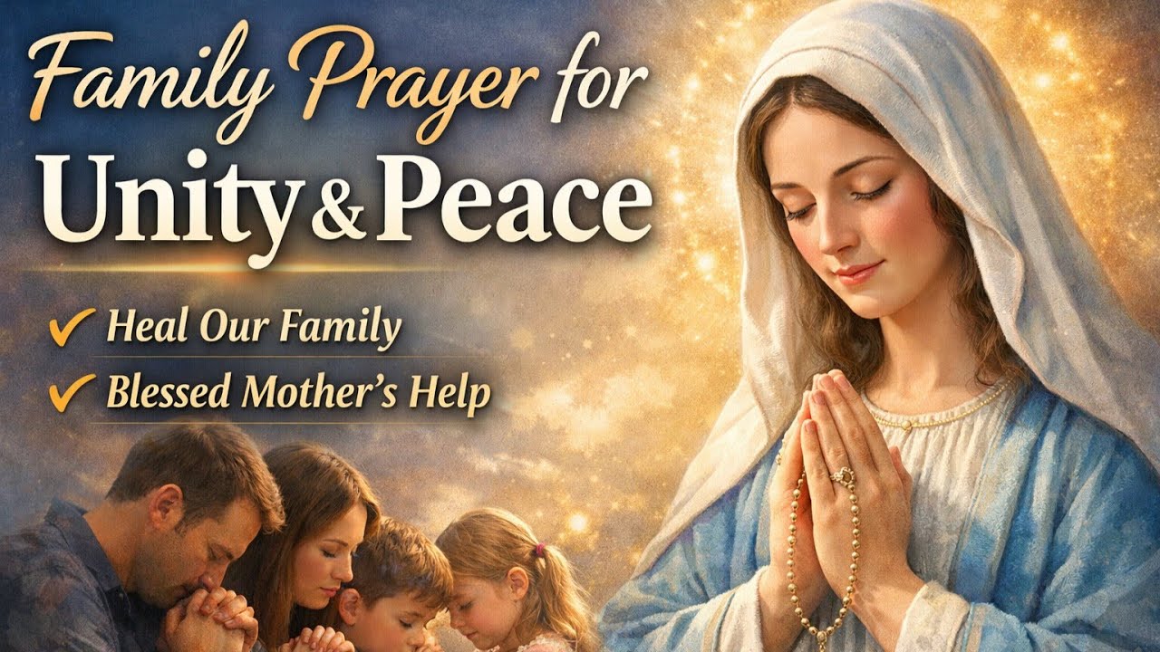 Family Prayer for Unity and Peace    Blessed Mother Mary Intercession