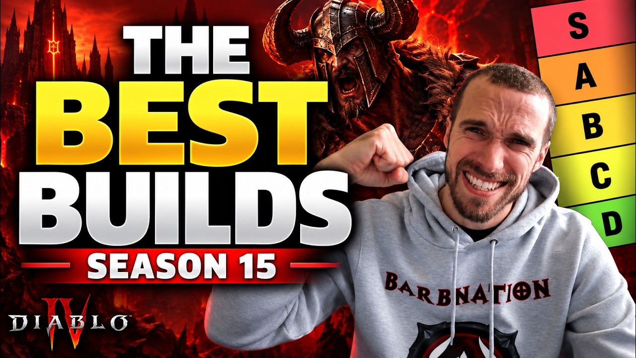 Diablo 4 Season 15 Barbarian Tier List – Every Build RANKED!: video thumbnail