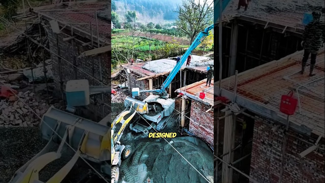 Мини-бетононасос со стрелой экскаватора – технология заливки бетона одним нажатием кнопки.