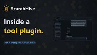 15: Inside an AI agent tool plugin: how a tool call really works (ScarabHive, for developers)