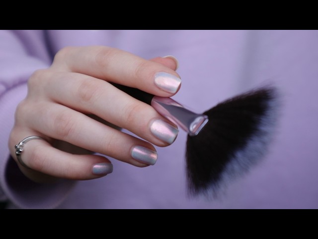 ⭐️[ASMR] Inspiring whispers + slow face brushing