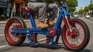 A Genius Welder's Crazy Sensation! Converting Scrap Bicycles Into Useful Fitness Tools