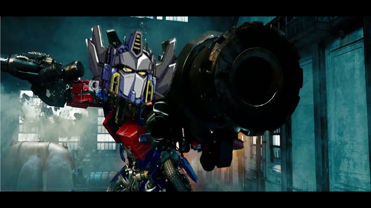 Garry Chalk's Optimus vs David Kaye's Megatron in Transformers ROTF (DUB)