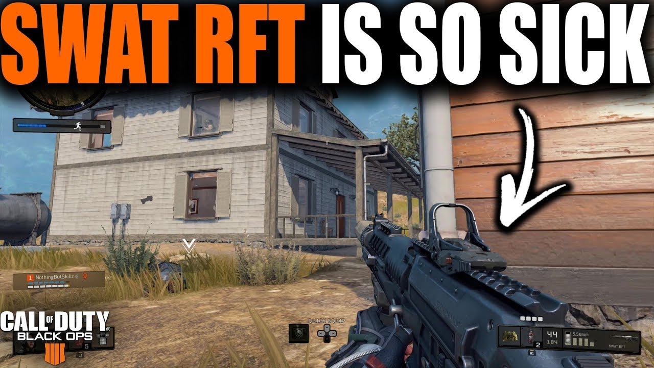 THE NEW SWAT RFT IS SO GOOD IN CALL OF DUTY BLACK OPS 4 BLACKOUT | FIRST TIME USING GETS A WIN
