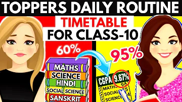Time Table for Class 10 Students | Follow this to Score 95% in Class 10 Boards| 1 MONTH CHALLENGE 🔥