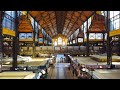 Budapest Walk: Great Market Hall (Nagy Vásárcsarnok) 4K