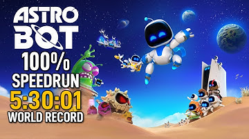 Astro Bot 100% Speedrun in 5:30:01 - Former World Record