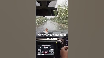 Aero twin wipers of Scorpio n