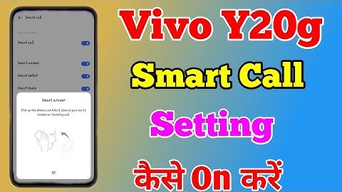 How To Smart Call Setting On Vivo Y20g || Vivo Y20g Smart Call Kaise Kare || Tech Akhilesh