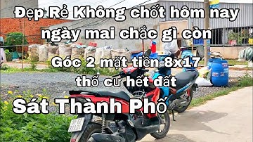 Nhà đất củ chi | giá rẻ | giới thiệu | Lô đất gốc 2 mặt tiền 148m2 có 142m thổ cư đường thông