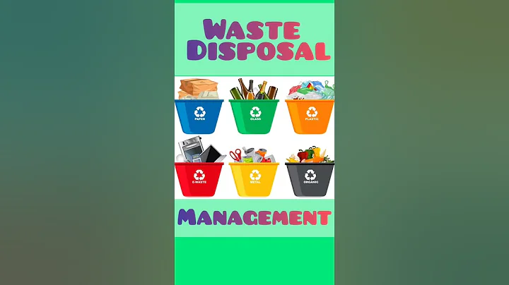 #wastedisposal #wastemanagement #typesofwastebins #color #recycling