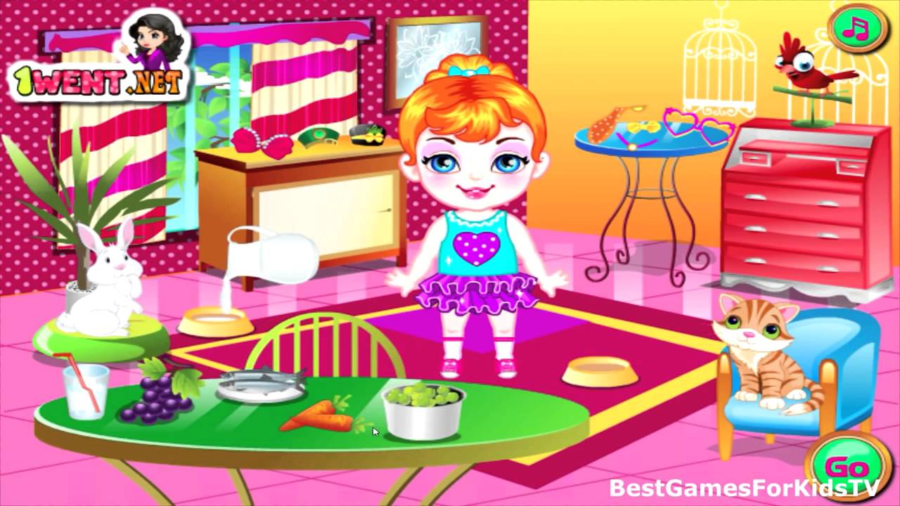 Baby Pet Party Fun Baby Video Game Full HD Part 1 HD YouTube