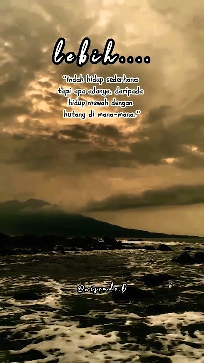 hidup sederhana apa adanya#shortsvideo #shorts