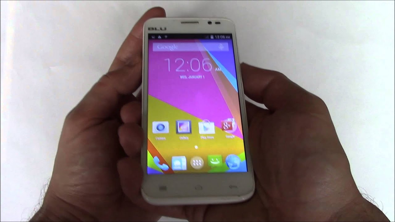 How To Take A Screen Shot On A BLU Dash 5.0 D410A Smartphone - YouTube