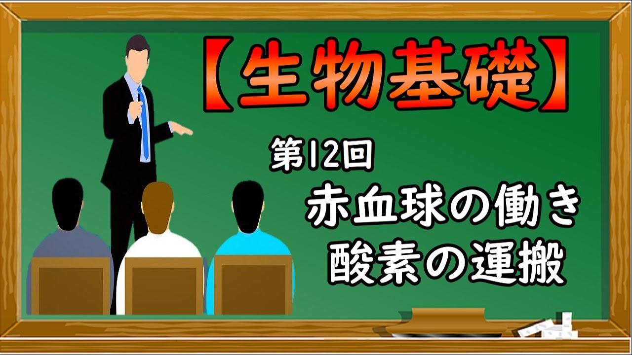 生物基礎【第12回 赤血球の働き 酸素の運搬】オンラインで高校授業