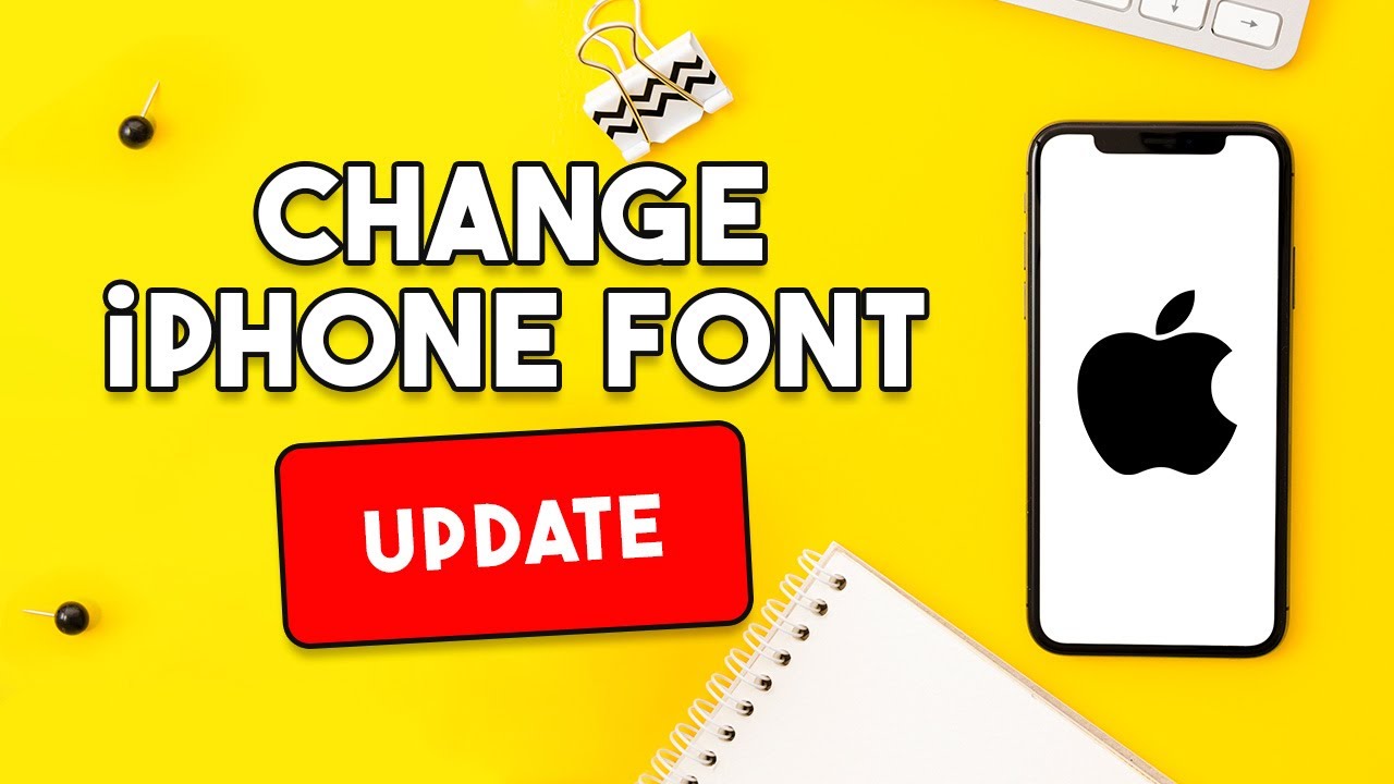 How To Change iPhone Font [UPDATE] - YouTube