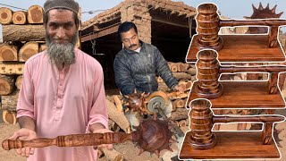 2025 Most incredible wood Crafts: Ship steering wheel, Judge Hammer and Mace/ top 3 Showpiece making
