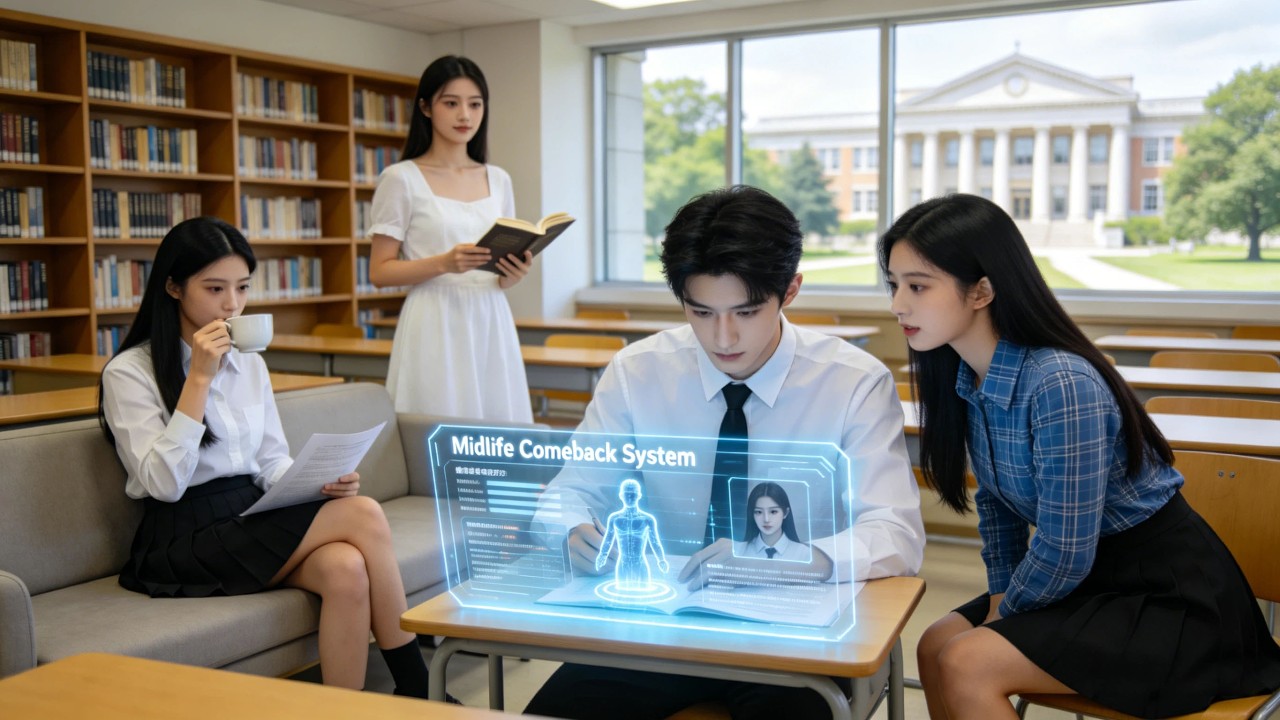 【FULL】Reborn at 18,Awakened a Midlife Comeback System,Three Campus Beauties Fell for Me!#minidrama