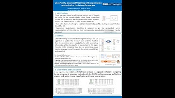 Uncertainty-aware self-training with expectation maximization basis transformation