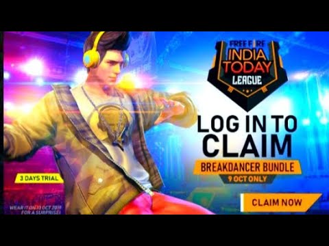 Coming Login To Claim Breakdancer Bundle 9 October Only Free Fire Live Youtube