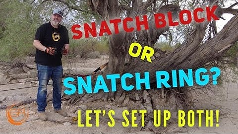 GearAmerica Snatch Block and GOLD Recovery Ring Demo - Your choice...Easy to use!