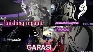 Menjelang Rilis dr Garasi PO Haryanto🔥FinishingRepaint QUINSHA 89