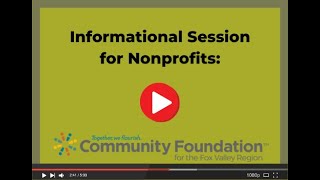 Information Session for Grantseekers