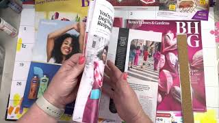 Magazine Harvest || GlueBook Cake and Icing Layers || Getting Inspiration for Journal Pages