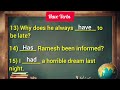Have Verb Exercises | Fill In The Blanks With Have Verb | Practice Set