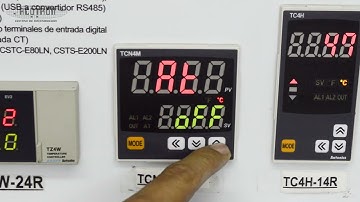 ¿Cómo programar un pirómetro? - AUTONICS TCN4M