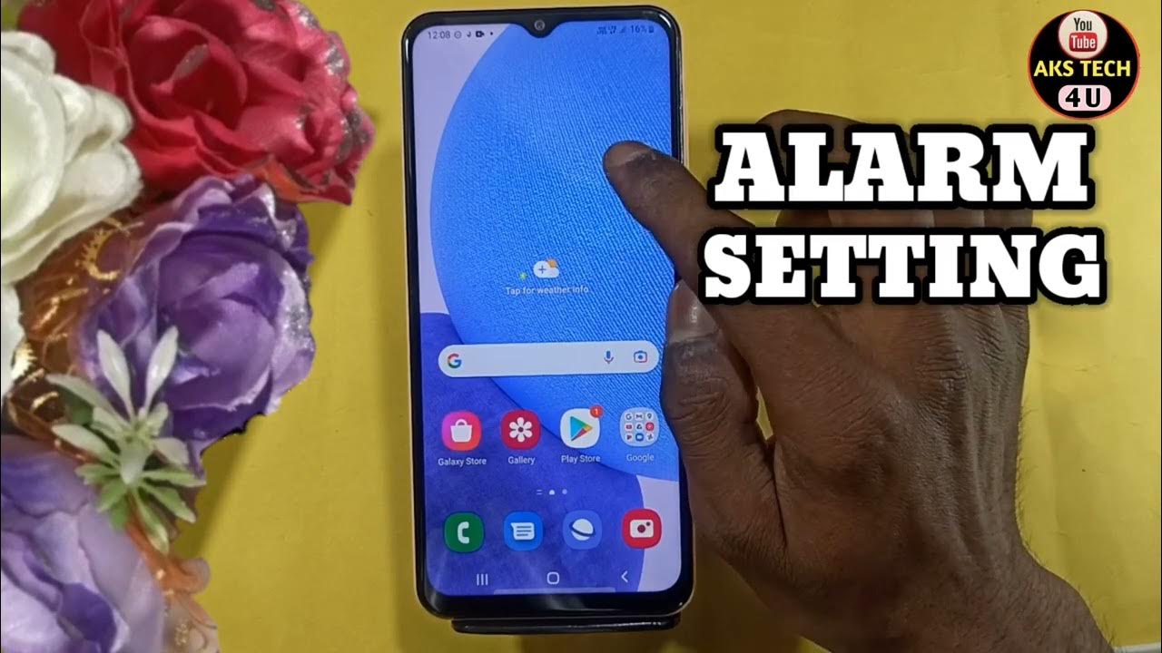 How To Set Alarm In Samsung A34 Samsung A34 Mai Alarm Kaise Lagayen