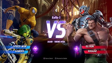 Marvel vs capcom infinite arcade mode spiderman and gamora