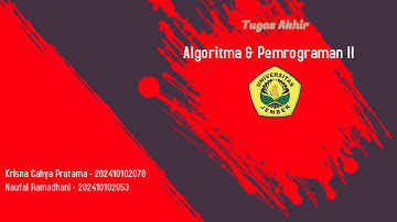 TUGAS AKHIR ALGORITMA PEMROGRAMAN II - PENIMBANGAN BARANG KNAPSACK PROBLEM || FASILKOM UNEJ