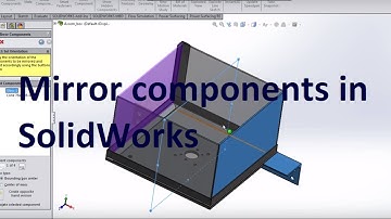 How to use mirror components in assembly SolidWorks